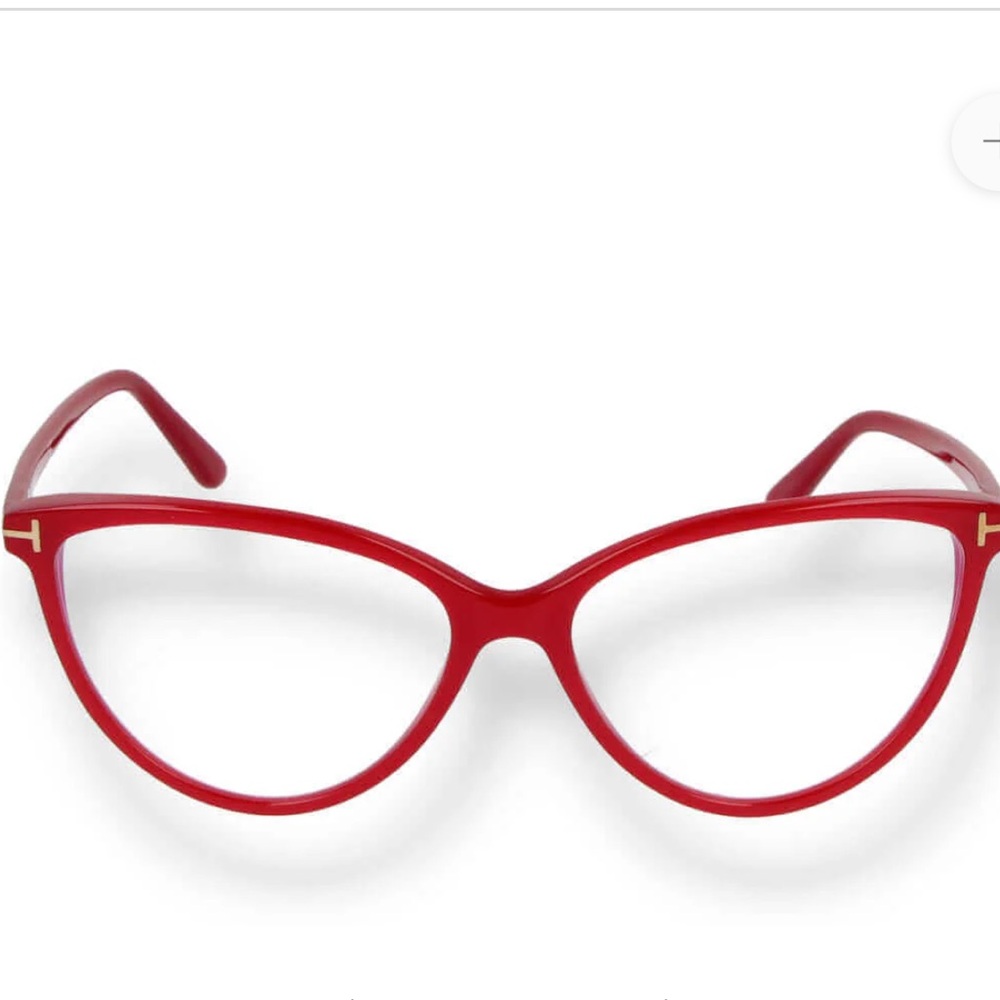 TOM FORD FT5743-57072 Red Ophthalmic Plastic Frame Glasses 57Eye‎ New With Tag